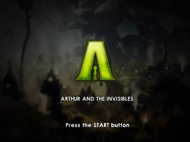 Arthur and the Minimoys — Title screen