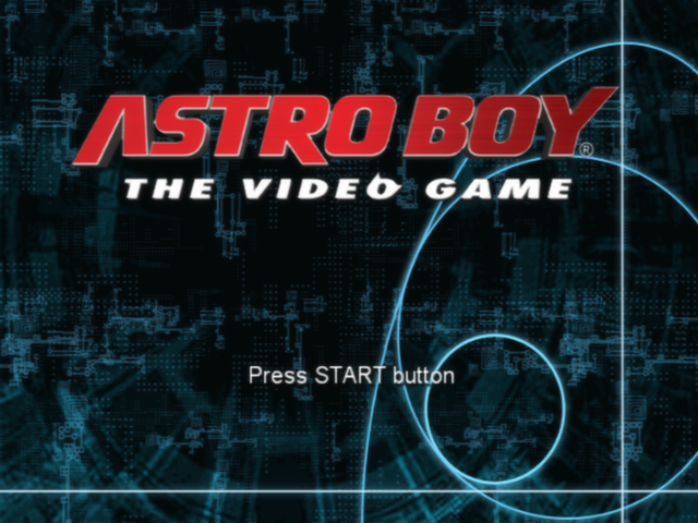 Astro Boy : The Video Game — Title screen