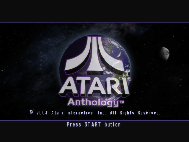 Atari Anthology — Title screen
