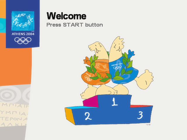 Athens 2004 — Title screen