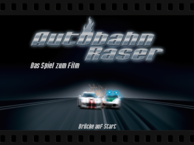 Autobahn Raser : Das Spiel zum Film — Title screen