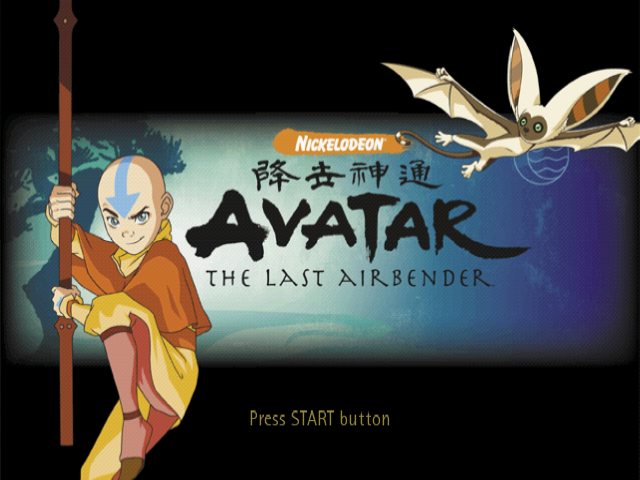 Avatar : The Last Airbender — Title screen