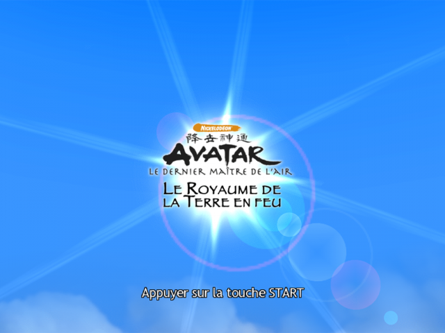 Avatar : The Last Airbender, The Burning Earth — Title screen