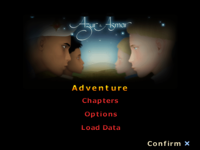 Azur Et Asmar — Title screen