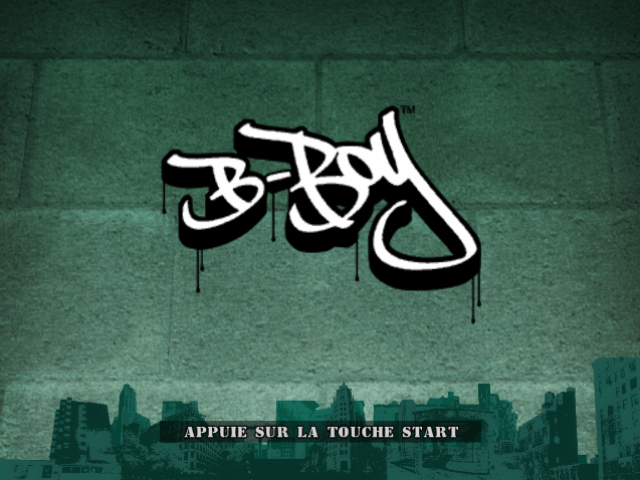B-Boy — Title screen