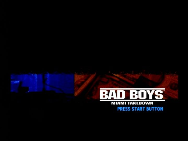 Bad Boys : Miami Takedown — Title screen