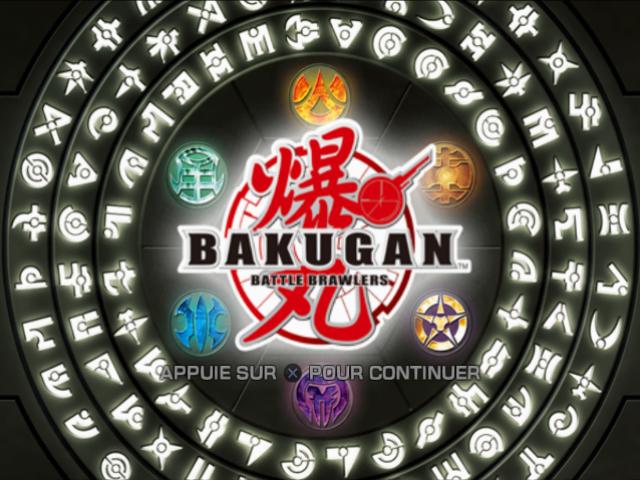 Bakugan : Battle Brawlers — Title screen