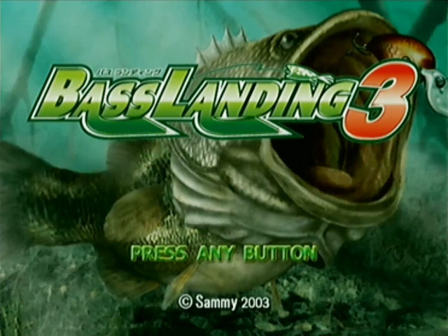 Bass Landing 3 — Title screen