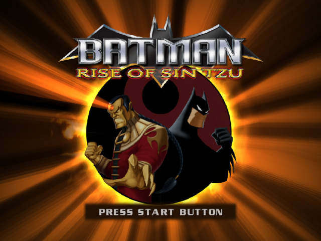 Batman : Rise of Sin Tzu — Title screen