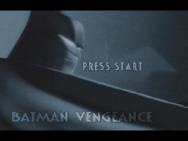 Batman : Vengeance — Title screen