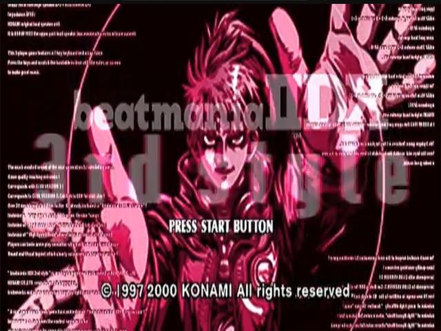 Beatmania IIDX 3rd Style — Title screen