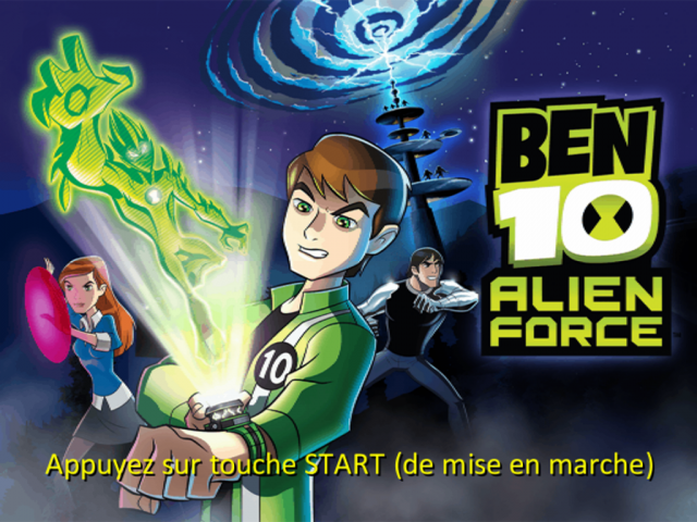 Ben 10 : Alien Force — Title screen