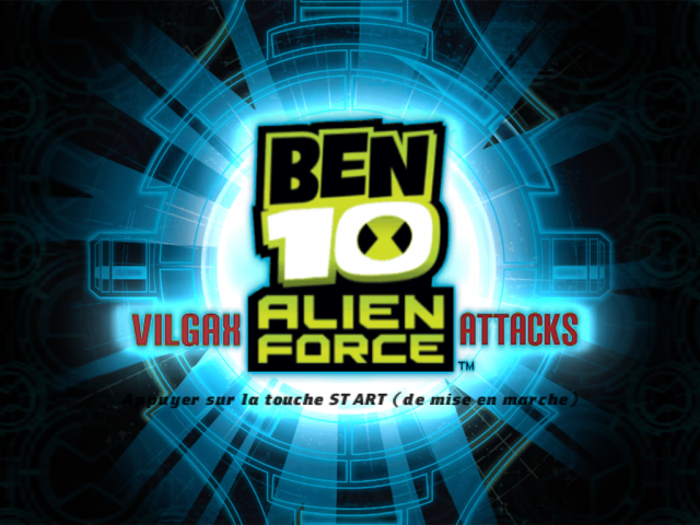 Ben 10 : Alien Force, Vilgax Attacks — Title screen