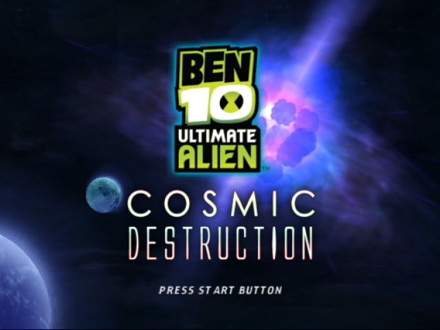 Ben 10 : Ultimate Alien, Cosmic Destruction — Title screen