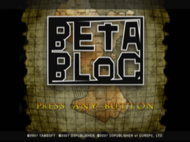 Beta Bloc — Title screen
