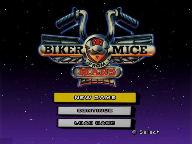 Biker Mice from Mars — Title screen