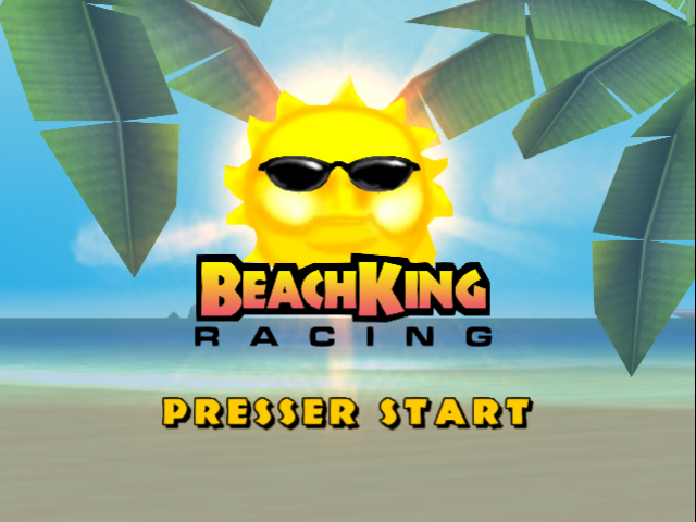 Bikini Beach: Stunt Racer — Title screen