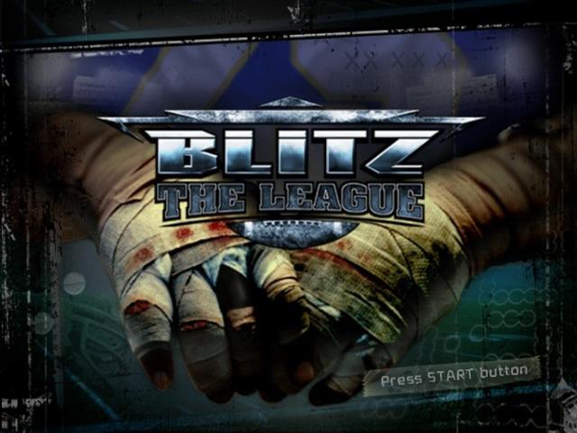 Blitz : The League — Title screen