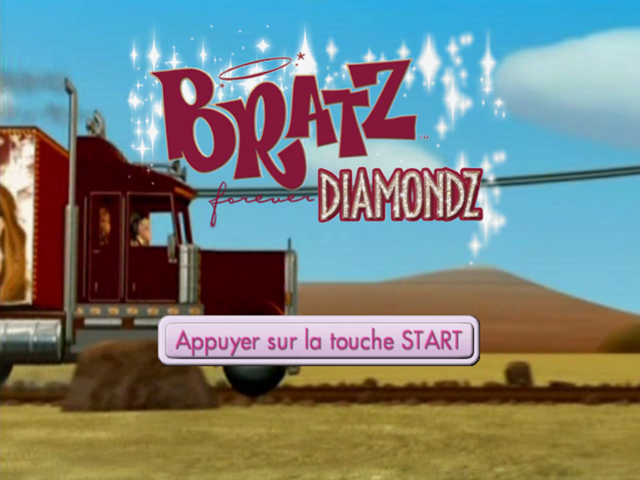 Bratz : Forever Diamondz — Title screen