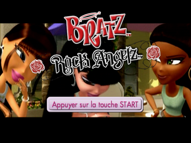 Bratz : Rock Angelz — Title screen