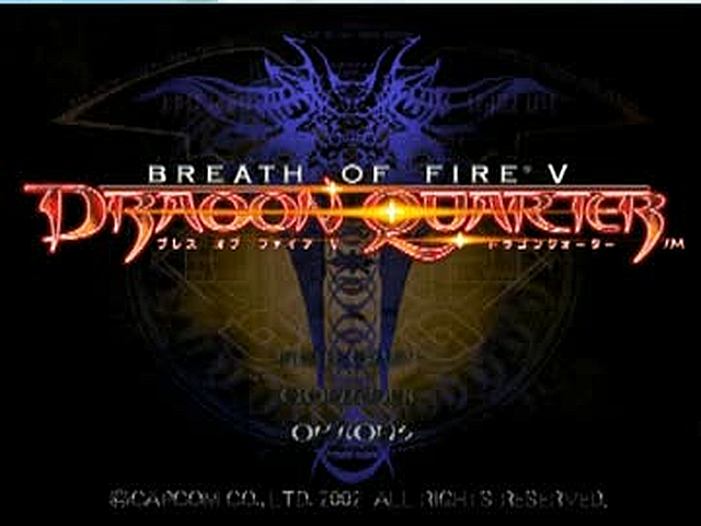 Breath of Fire : Dragon Quarter — Title screen