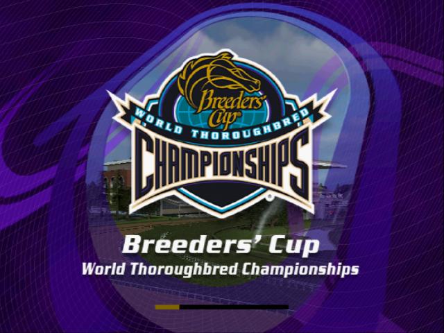Breeders' Cup : World Thoroughbred Championships — Title screen