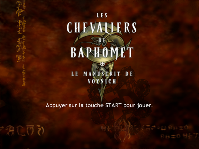 Broken Sword : The Sleeping Dragon — Title screen