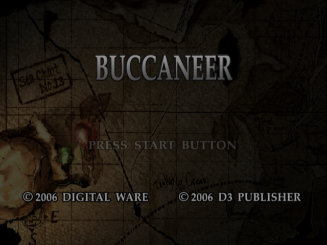 Buccaneer — Title screen