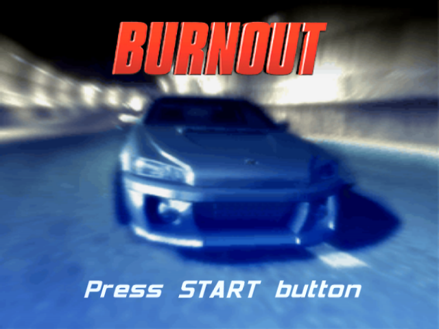 Burnout — Title screen