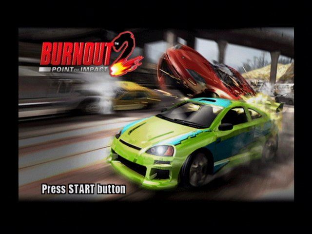 Burnout 2 : Point of Impact — Title screen