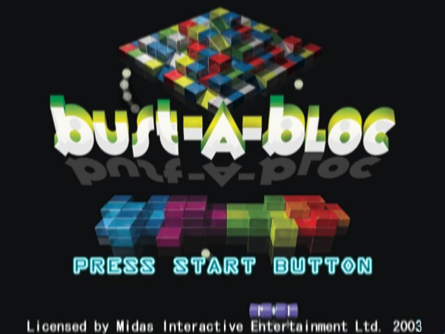 Bust-A-Bloc — Title screen