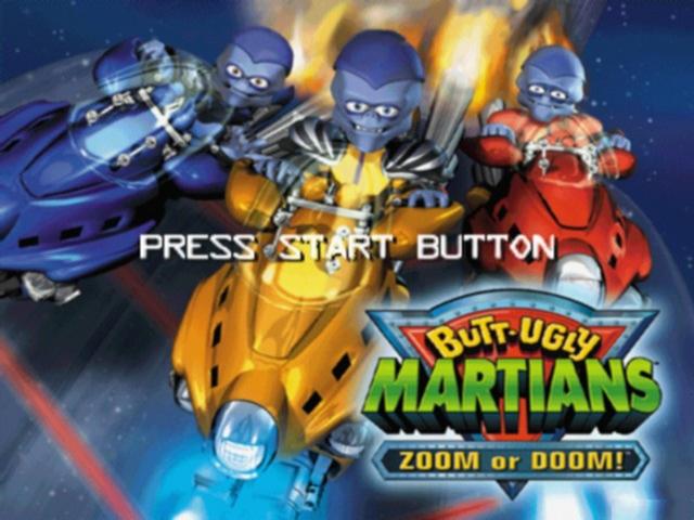 Butt-Ugly Martians : Zoom or Doom! — Title screen