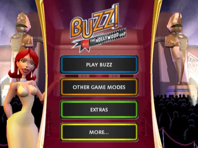 Buzz! The Hollywood Quiz — Title screen