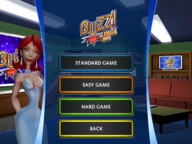 Buzz! The Mega Quiz — Title screen