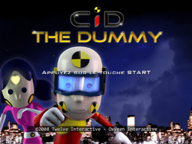 CID the Dummy — Title screen