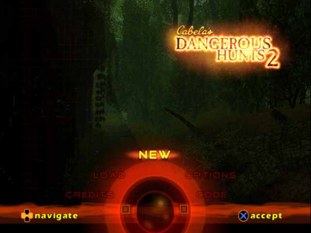 Cabela's Dangerous Hunts 2 — Title screen