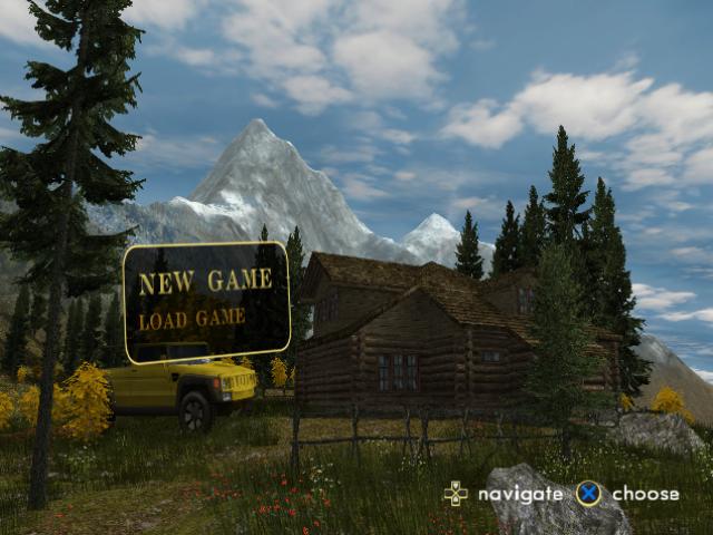 Cabela's Legendary Adventures — Title screen