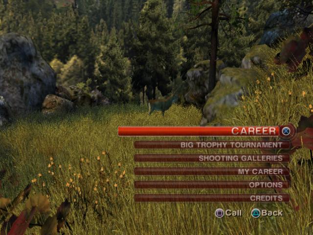 Cabela's North American Adventures — Title screen