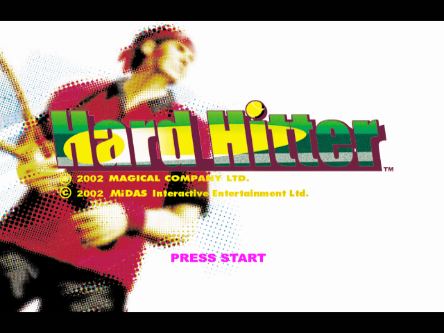 Centre Court : Hard Hitter — Title screen