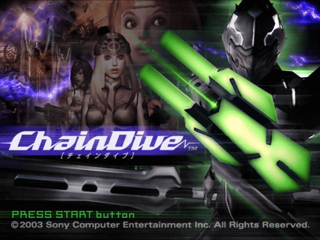 Chain Dive — Title screen