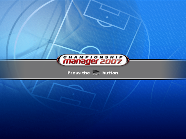Championship Manager 2007 — Title screen