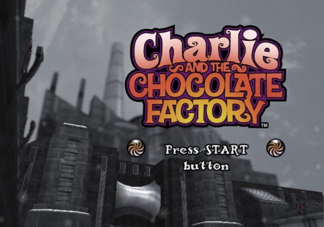 Charlie and the Chocolate Factory — Title screen