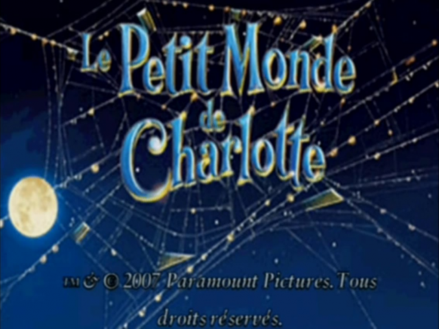 Charlotte's Web — Title screen