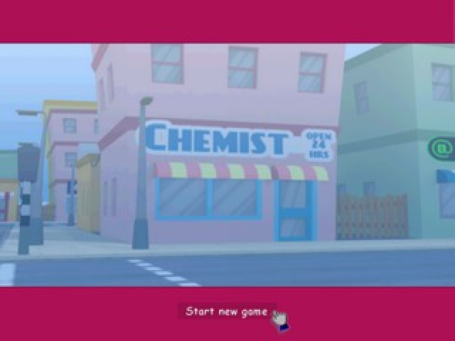 Chemist Tycoon — Title screen