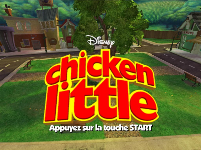 Chicken Little — Title screen