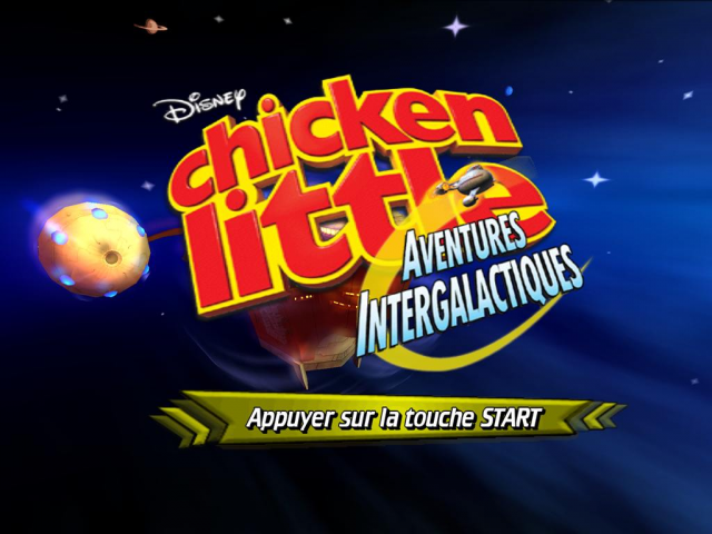 Chicken Little : Ace in Action — Title screen
