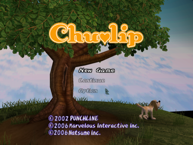 Chulip — Title screen