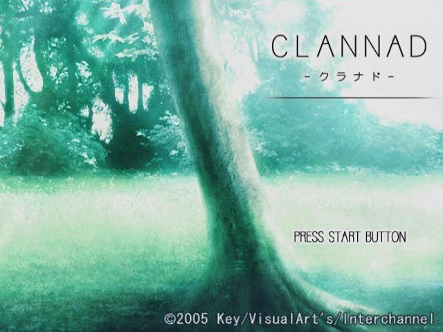 Clannad — Title screen