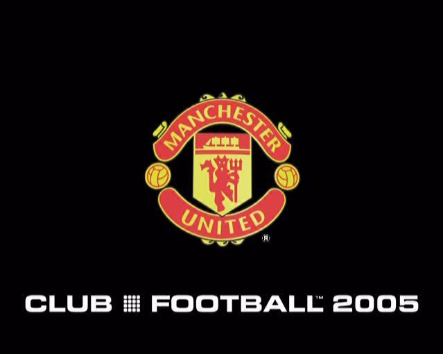 Club Football 2005 - Manchester United — Title screen
