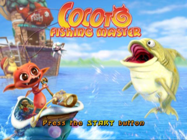 Cocoto Fishing Master — Title screen